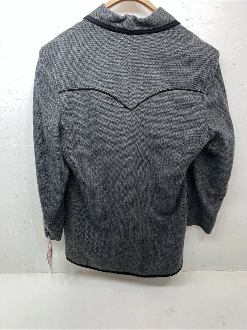 New Men’s Pioneer Wear Grey Suit Jacket 46L #12556 T-601