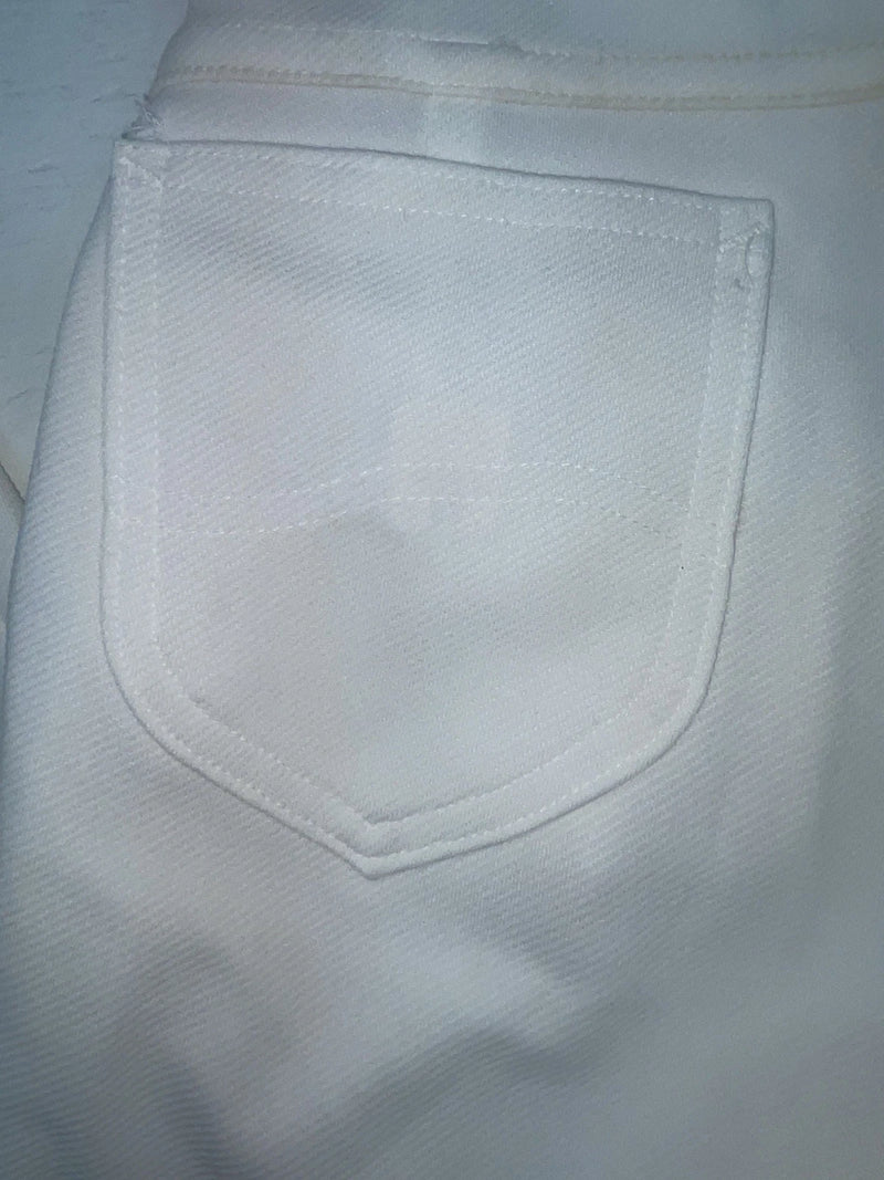 New Vintage White Lee Polyester Pants #261201 ZZ-30