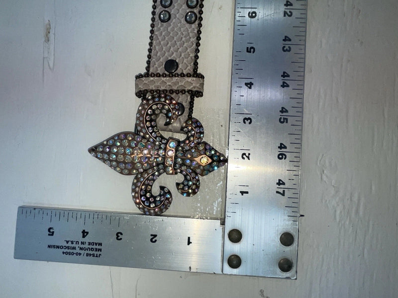 New Purple Genuine Leather Nocona Bling XL Belt #N3424037 NN-120