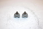 1987 Honda Atc 90a Oem Lower Handlebar Clamp Pair 95014-32100 AH57