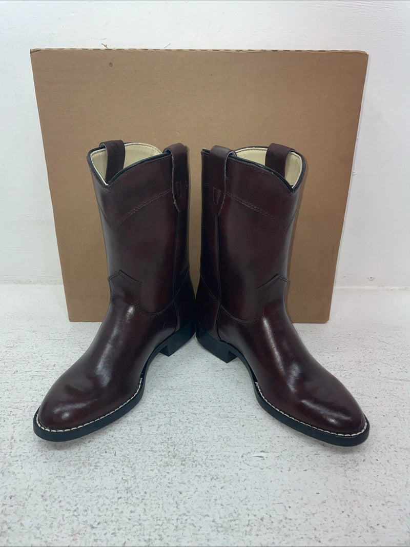 New Youth Cherry Black Texas Brand Cowboy Boots. 3008 3.5 3 1/2 D. 22-35