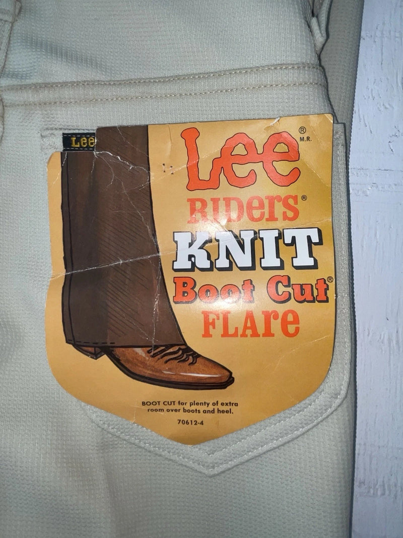New Vintage Cream Lee Polyester Pants #2084612 3A-34