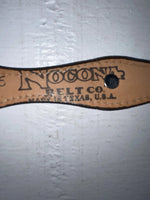 New Brown Genuine Leather Nocona Silver Pendent 26” Belt #3016602 NN-84