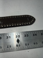 New Nocona Brown Fur Genuine Leather Belt Small #N3441002 W-18