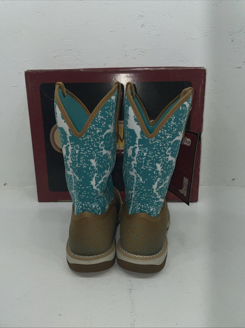 New Women’s Turquoise Laredo Cowboy Boots. 5957 8.5 8 1/2 M. 2-35