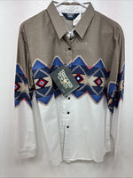 New Women’s Brooks & Dunn Designed Long Sleeve Button Up Large MM-127