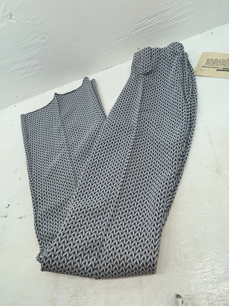 New Vintage Blue Knitted Rockmount Polyester Pants #3840 XX-25