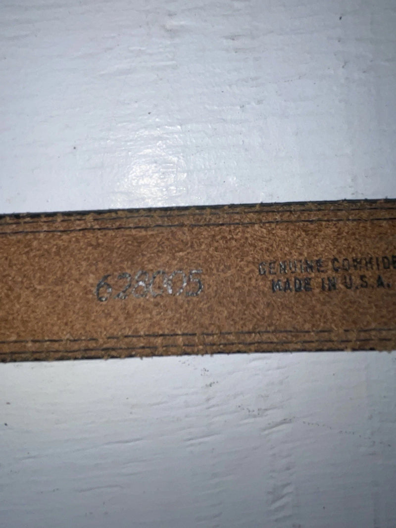 New Red Genuine Leather Wrangler 34” Belt #628005 JJ-5
