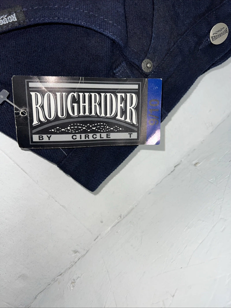 New Women’s Navy Roughrider Slim Fit Denim Jeans No Back Pockets. 9/10x36 L-6
