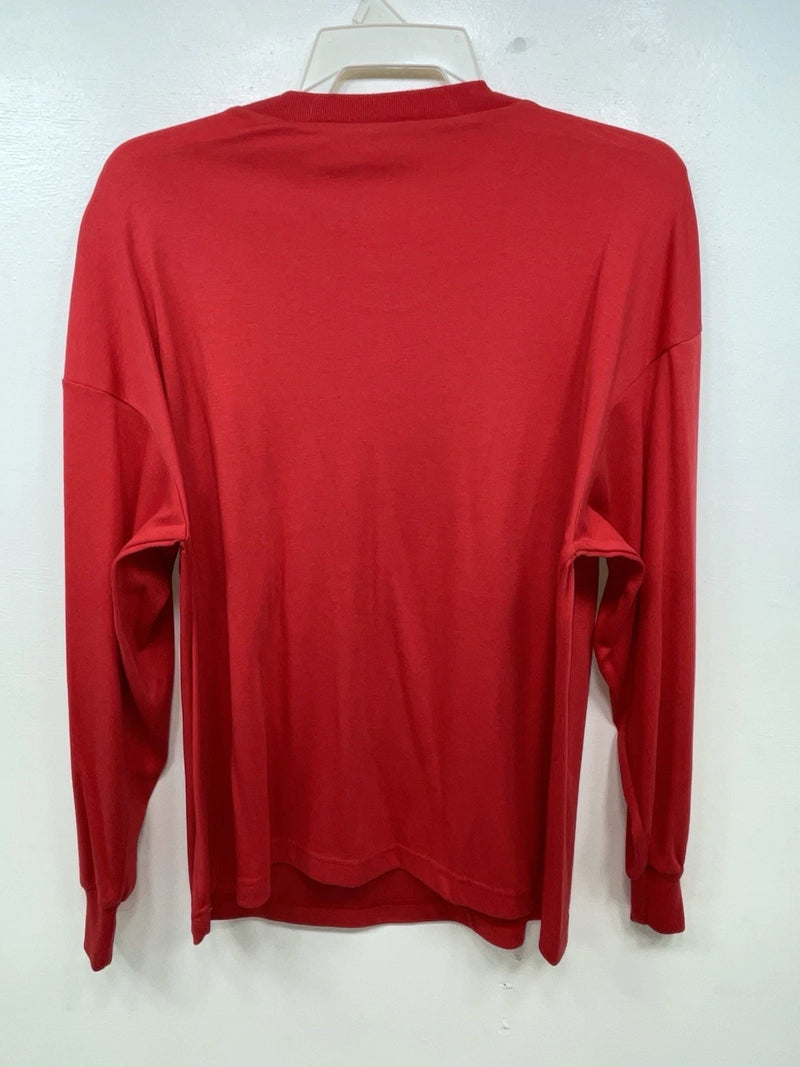New Women’s Red Wrangler Long Sleeve Shirt L #7550AB 3B-25