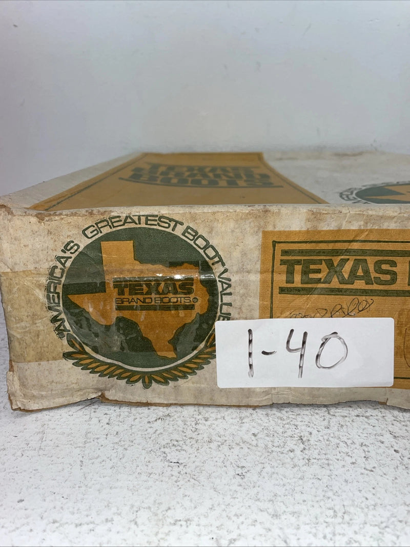 New Women’s Brown Texas Brand Cowboy Boots. 4944 6.5 6 1/2 M. 1-40