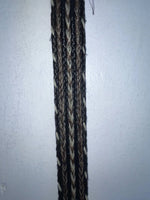 New Black Genuine Leather Chambers Braided 30” Belt #W7517 Z-44