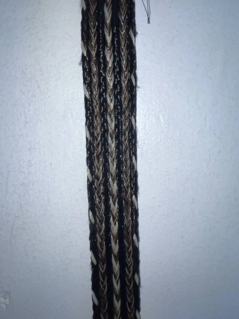New Black Genuine Leather Chambers Braided 30” Belt #W7517 Z-44