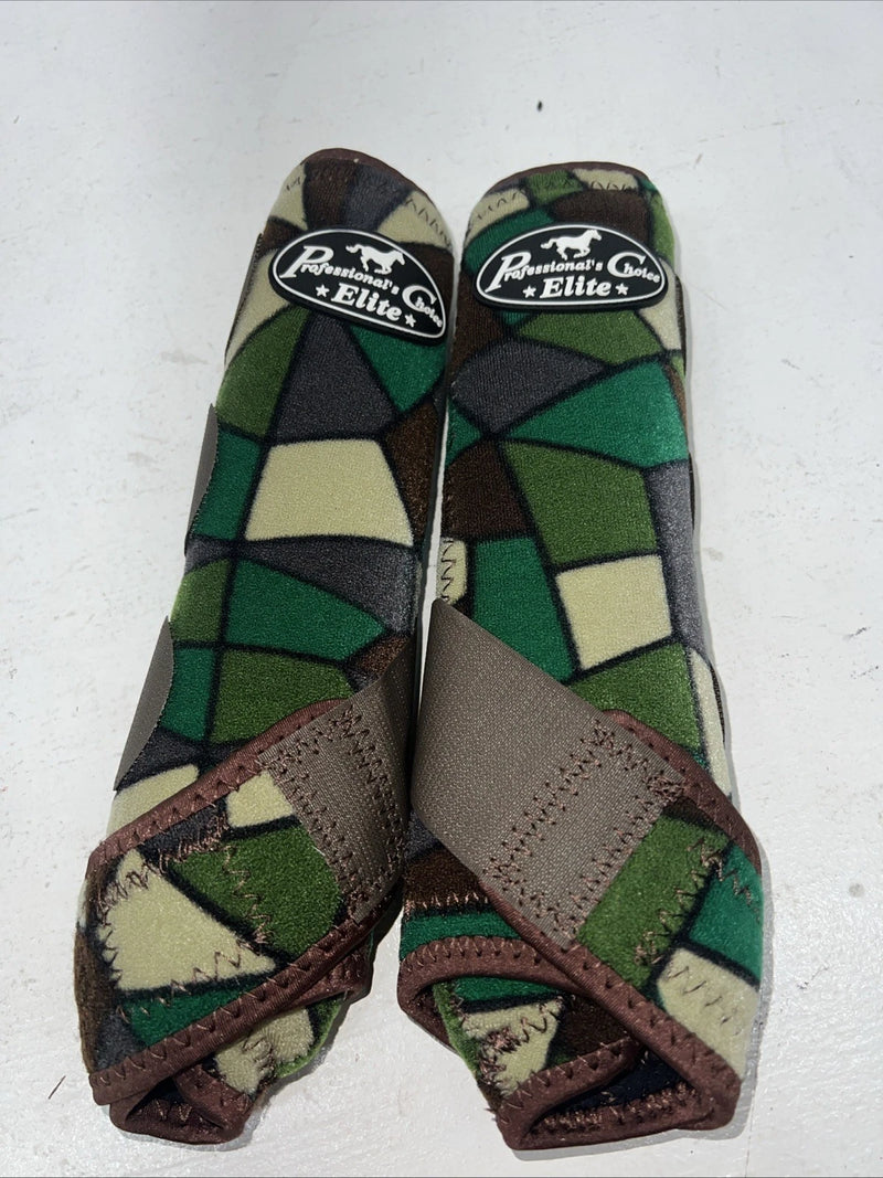 New Professionals Choice Green SMB Elite Front L Splint Boots HH-1
