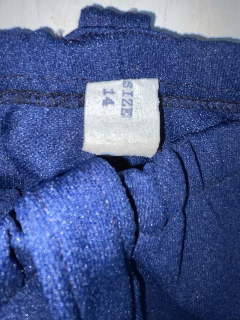 New Vintage Blue Polyester Pants XX-32