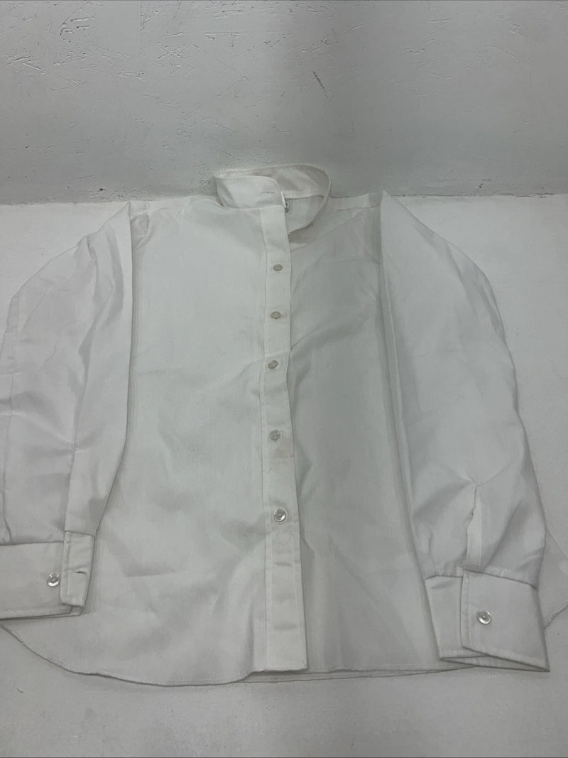 New Women’s White Townana Country Long Sleeve English Riding Shirt. 38 G-48