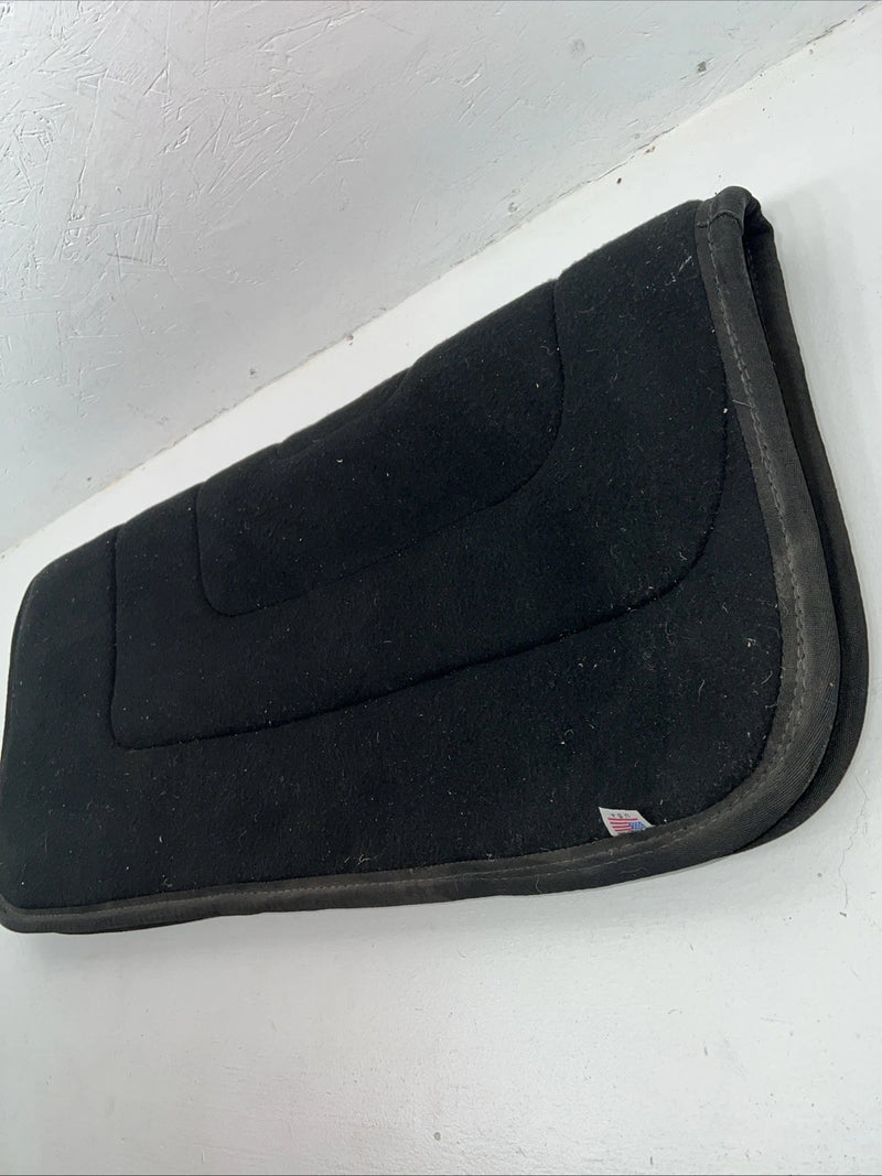 New ABetta Black Polar Fleece Saddle Pad 30x32 #12283 Pad-9