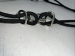 New Tough 1 Black Rope Halter Side Pull Combo #50-4000 H-502