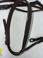 New Silver Fox Brown Full English Caveson Bridle #20-1419-0-0 BB-17