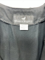 New Women’s Black Fringe Western Express Vest XL UU-43