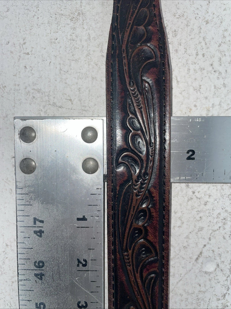 New Brown Genuine Leather Chambers Belt 34” #WA658 Z-5