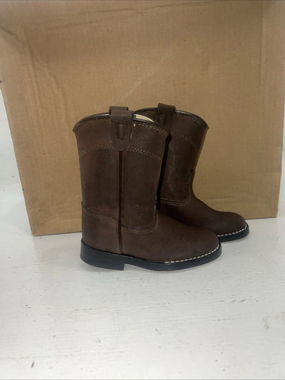 New Infant Brown Texas Imperial Cowboy Boots. 5 D. 24-7