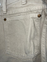 New Girls Boys Cowboy Cut Slim Fit Wrangler Tan Denim Jeans. 5x34 F-39