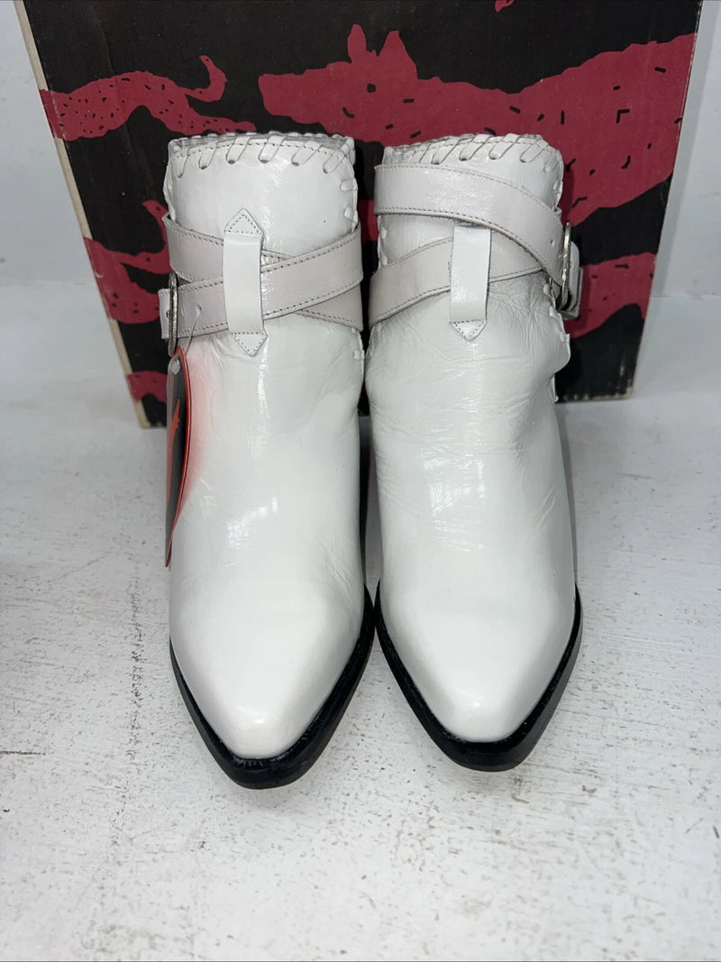 New Women’s White Dingo Cowboy Boots. 161089 7 M. 18-128