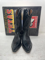 New Men’s Black Texas Brand Cowboy Boots. 5710 8 D. 3-137