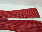 New Vintage Red Polka Dot Polyester Pants SS-67