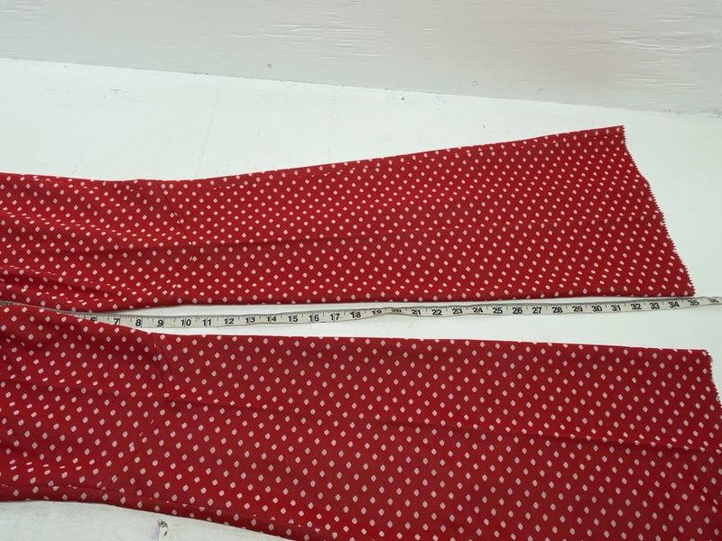 New Vintage Red Polka Dot Polyester Pants SS-67