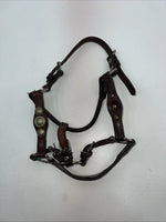 New Circle S Leather Yearling Show Halter Silver Buckles 3C-14