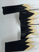 New Women’s 1849 Authentic Ranchwear White Yellow Short Show Jacket M WW-14