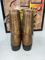 New Women’s Brown Lace Up Texas Brand Cowboy Boots. 4474 6 M. 19-82