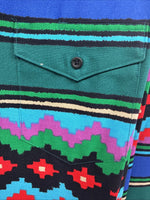 New Men’s Wrangler Multi Color Long Sleeve Button Up 16.5 Large Q-60