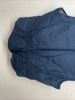 New Women’s Navy Cambrai Puffer Vest XL L-607