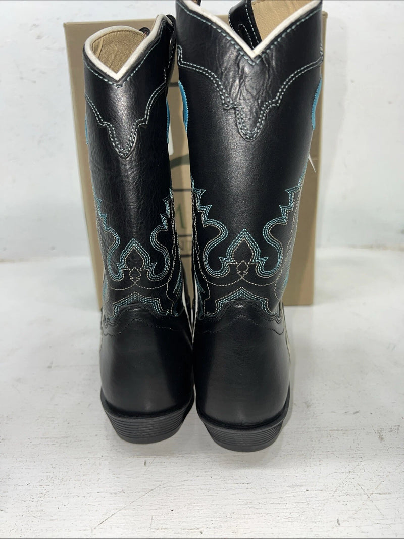 New Women’s Black Smokey Mountain Cowboy Boots. 3343 Y 6 D. 20-103