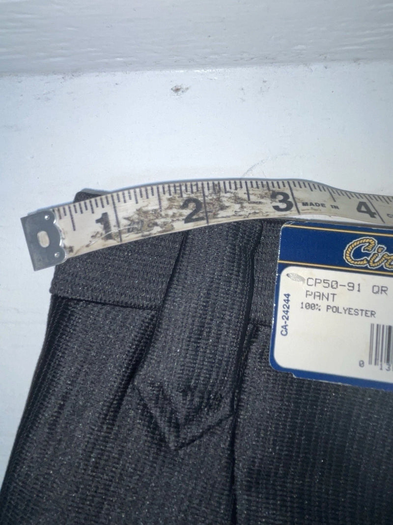 New Vintage Black Circle S Polyester Pants #CP5091 SS-33