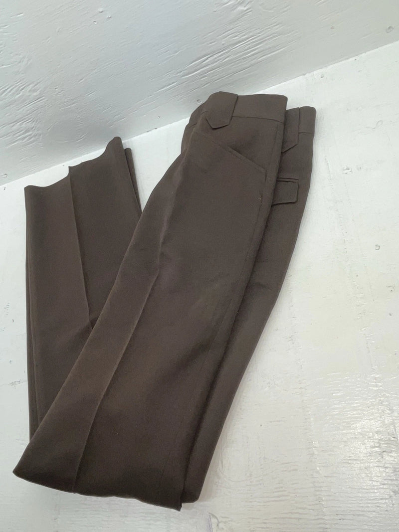 New Vintage Brown Circle S Polyester Pants #05003921 ZZ-31