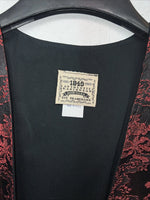 New Women’s Red 1849 Authentic Ranchwear Western Show Vest 3X WW-44