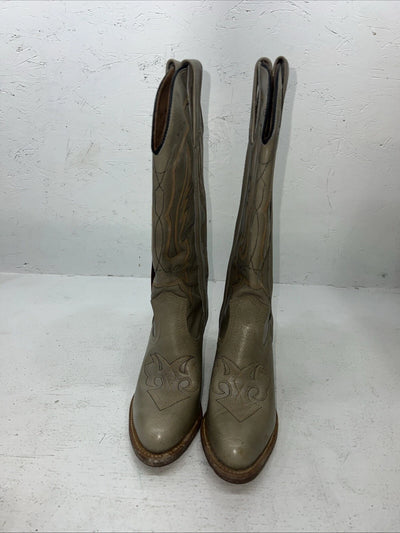 New Women’s Grey Capezio Fashion Cowboy Boots. L 53 6.5 6 1/2 M. 19-94