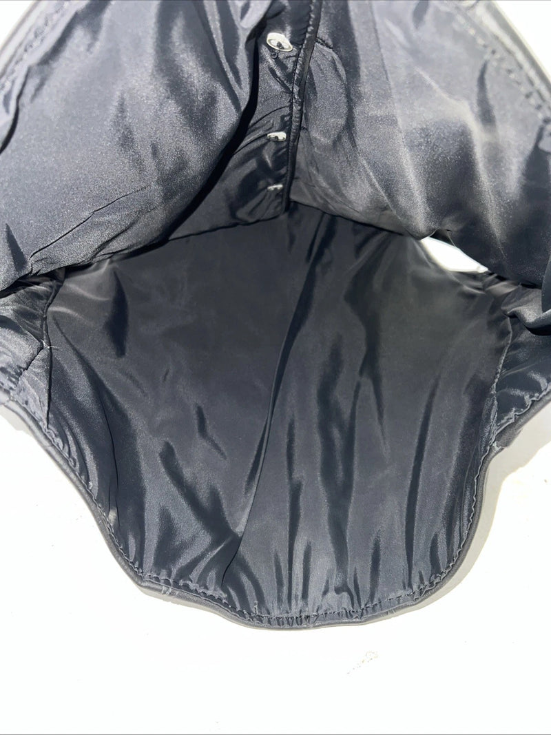 New Women’s Steerbrand Black Leather Biker Vest Small S-601
