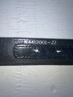 New Black Genuine Leather Nocona Silver Pendent 22” Belt #N4412001 NN-93