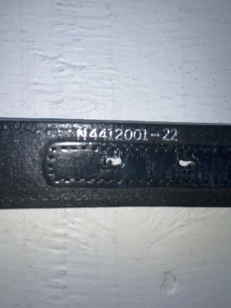 New Black Genuine Leather Nocona Silver Pendent 22” Belt #N4412001 NN-93