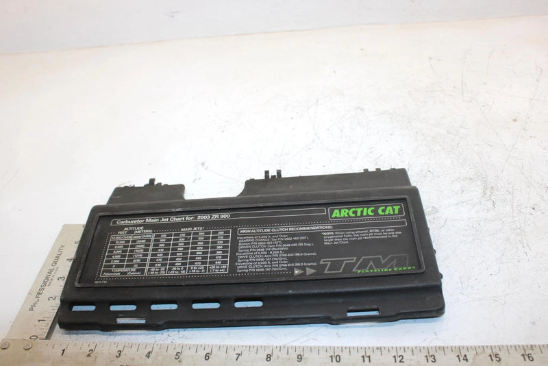 03 Arctic Cat Zr 900 Oem Airbox Lid 1670-049 SAS6