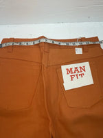New Vintage Orange Western Girl Denim Pants #31 VV-21