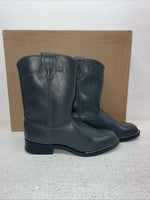 New Youth Gray Bronco Cowboy Boots. B 1502 4.5 4 1/2 D. 22-113