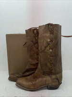 New Men’s Brown Wrangler Cowboy Boots. 3649 10 D. 7-52 
