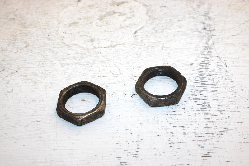 1983 Honda Atc 250 Ra All Terrain Oem Axle Jam Nut Pair 90307-961-000 AH62