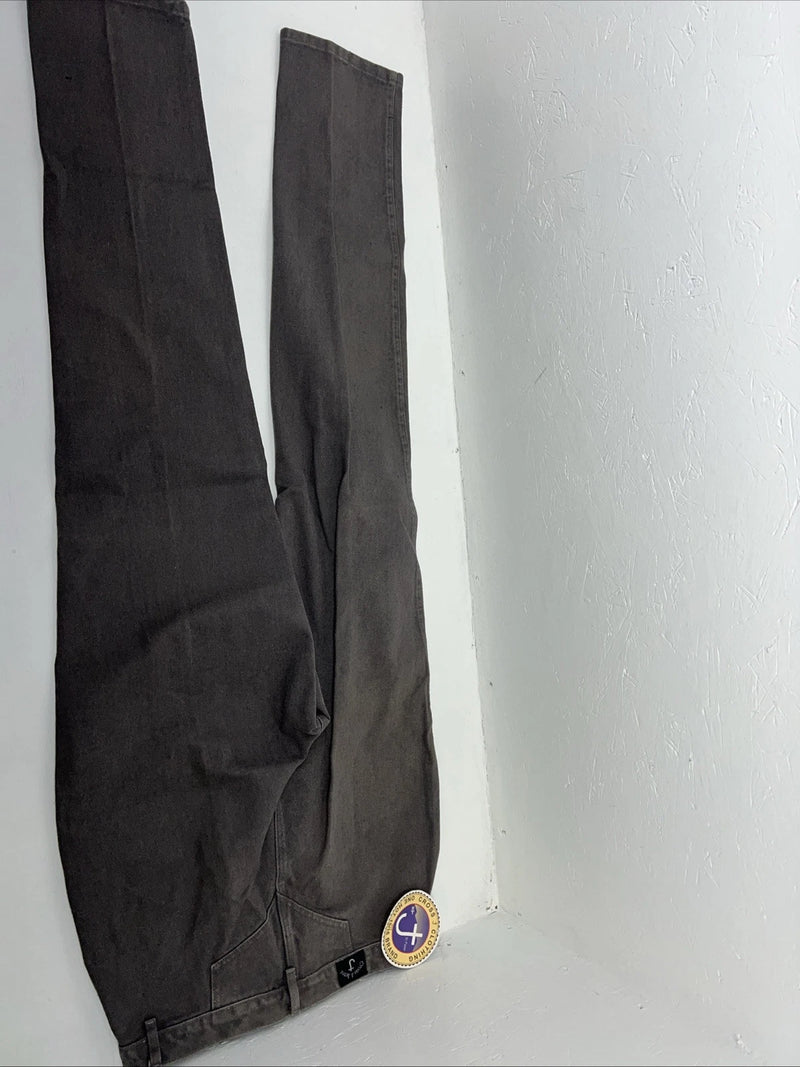 New Women’s Grey Cross J Denim Jean No Back Pockets. 15/16x34 K-15